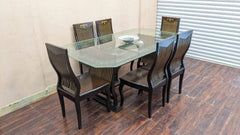 Pure Sheesham Wood 6 Seater Dining Table