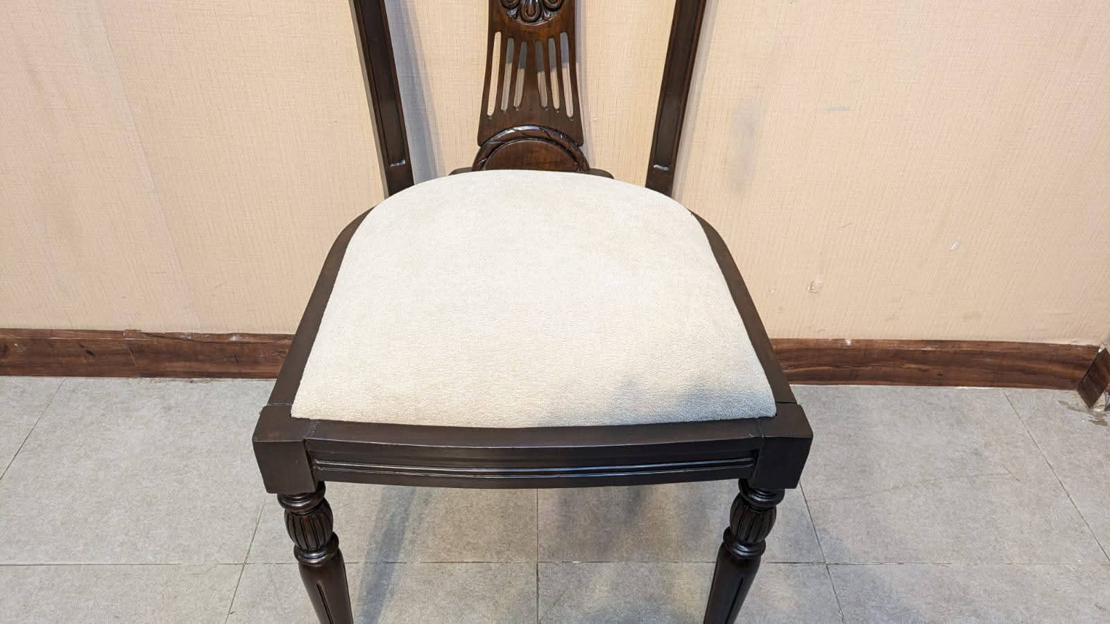 Solid Sheesham Wood 6 Seater Dining Table