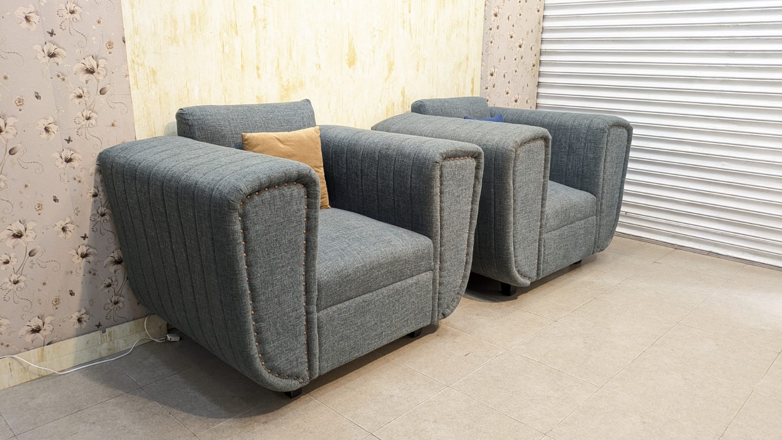 Pair Of Single Seater Sofa's