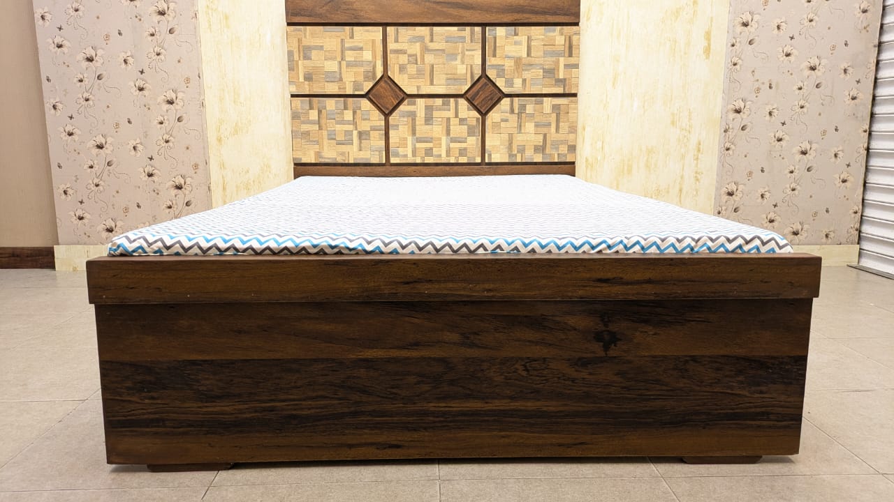 Twin Size Bed with Dura Foam Mattress