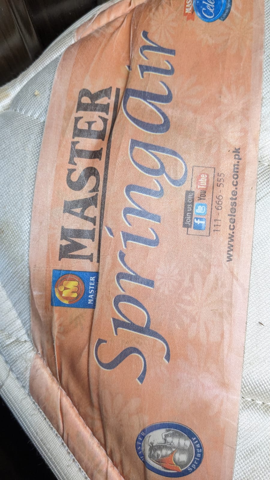 King Size Bed With Mattress, 2 Side Tables