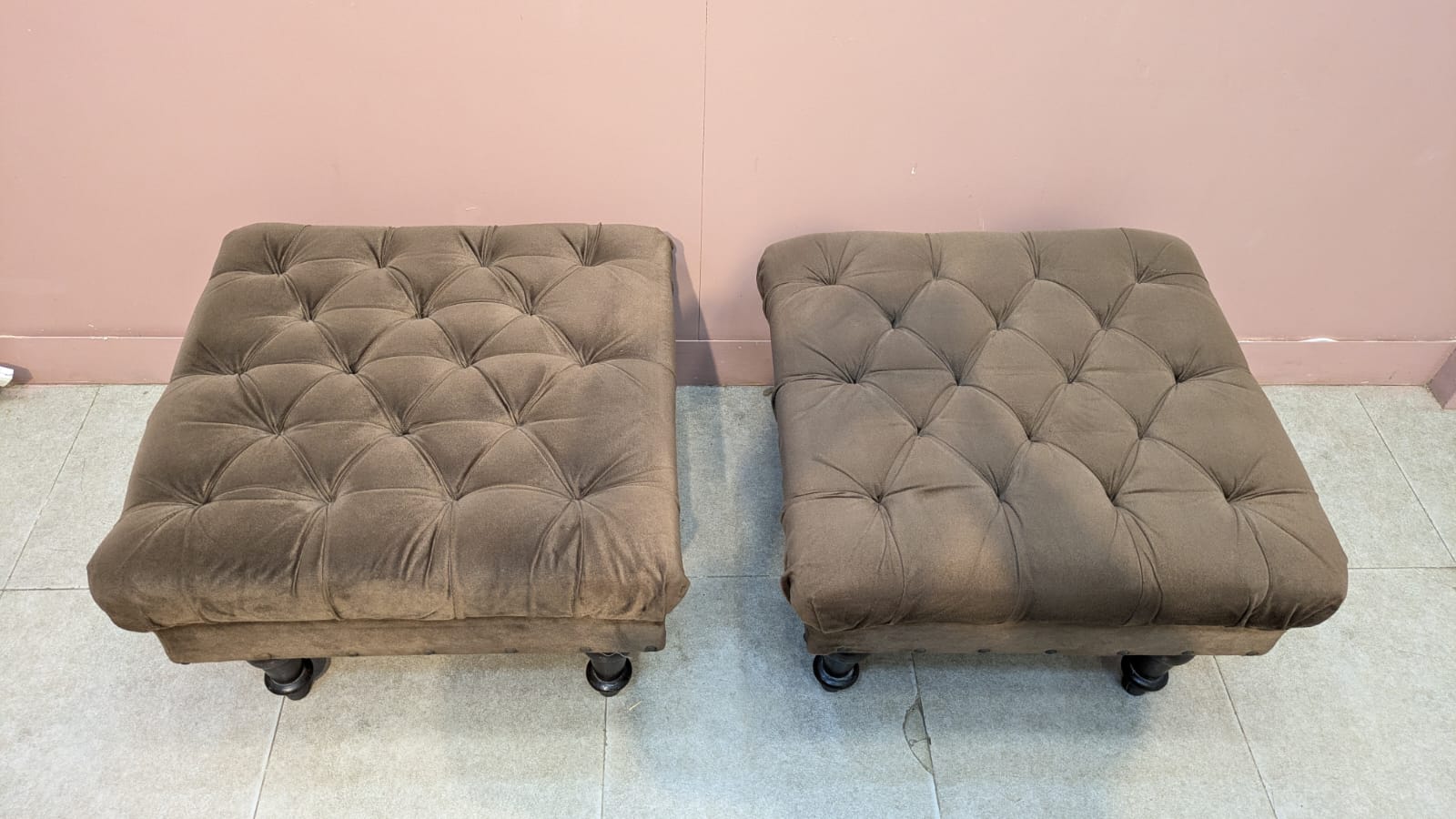 Pair of ottoman
