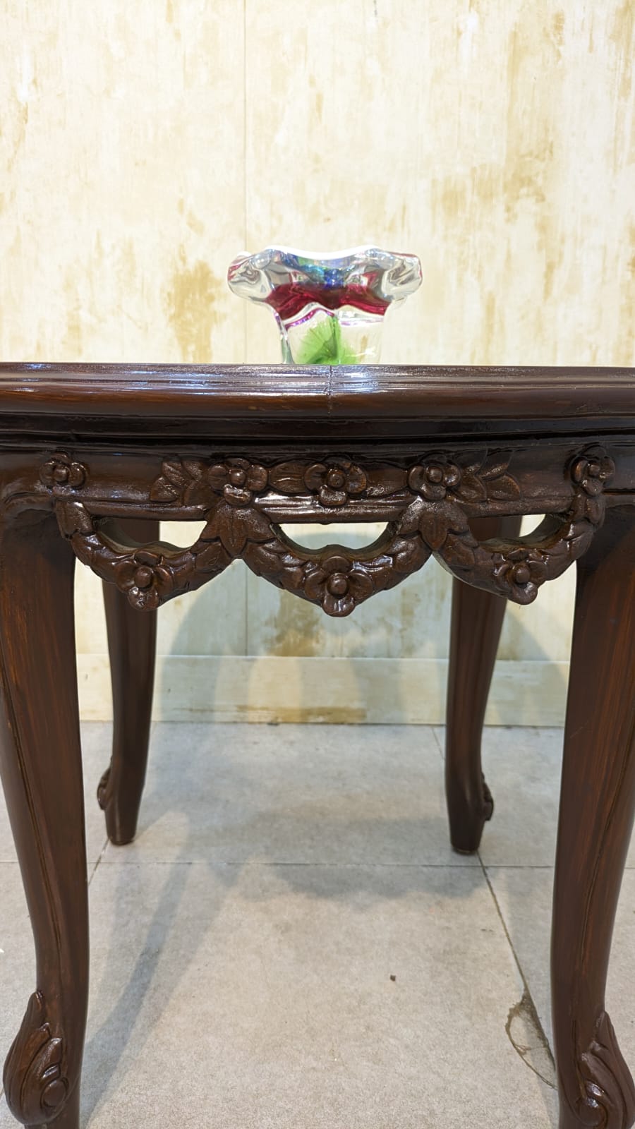 Beautiful Solid Sheesham Wood Coffee Chair Set