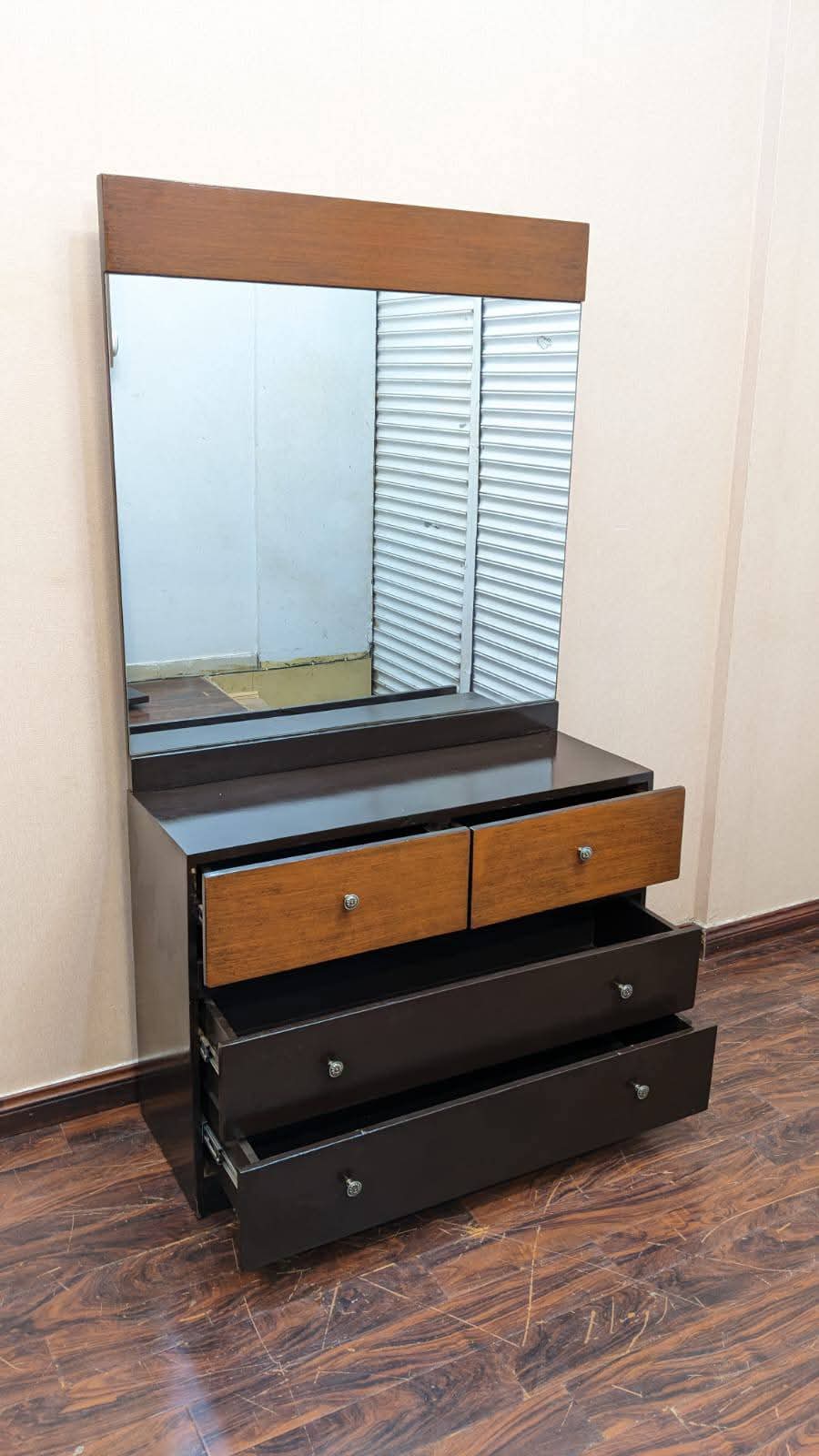 King Size Bed with 2 Side Tables and Dressing Table