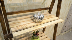 Brand New Foldable Pure wooden display shelf