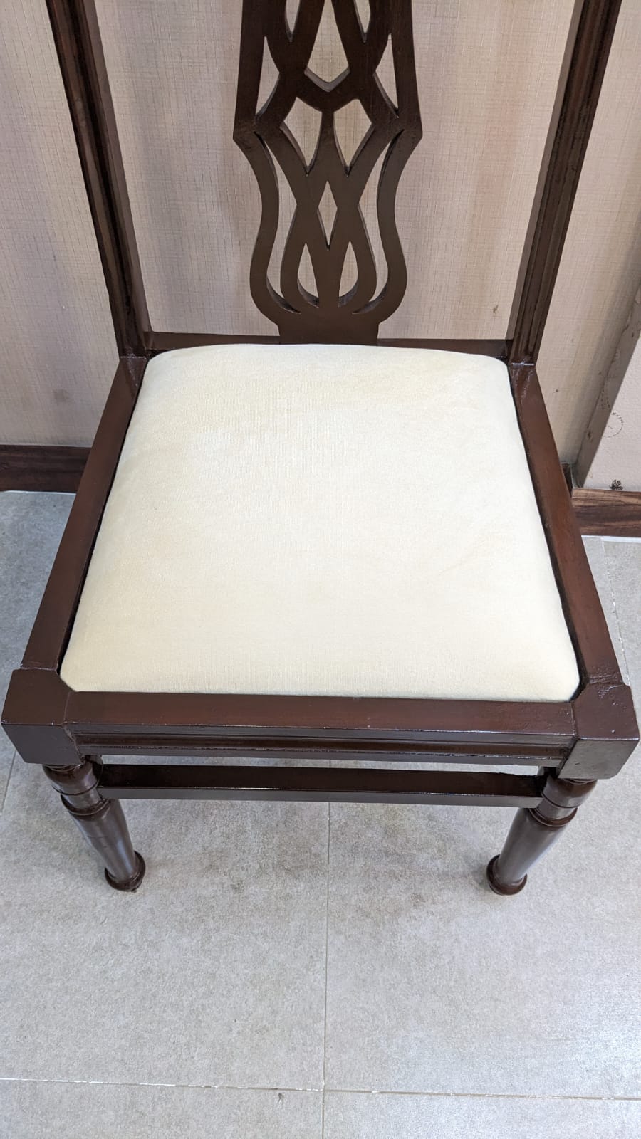 Solid Sheesham Wood 6 Seater Dining Table