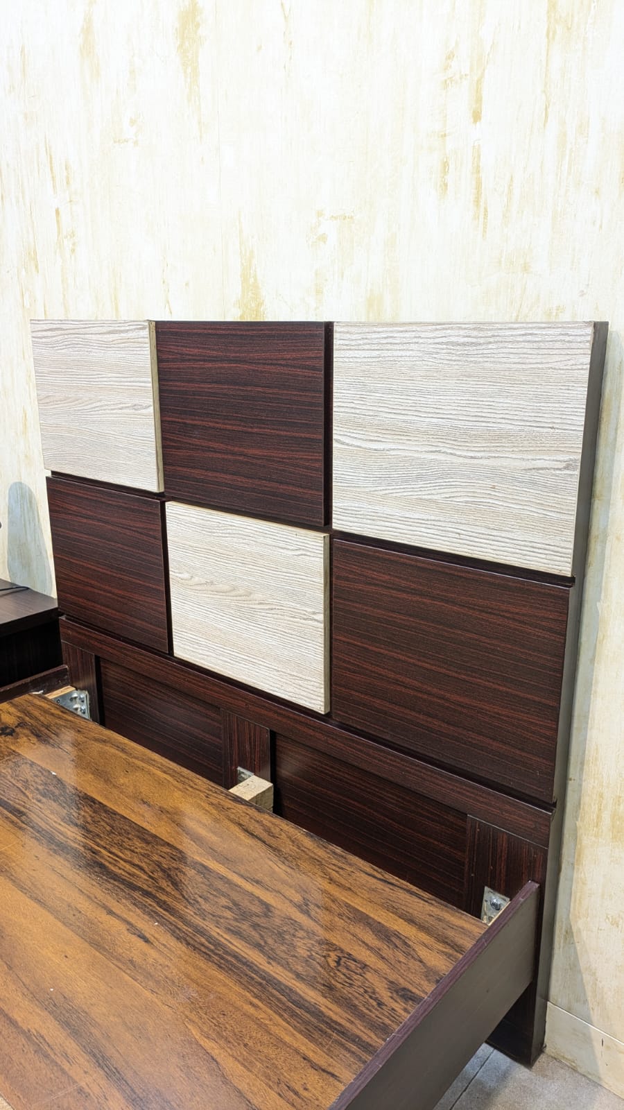 Twin Size Bed with 1 Side Table