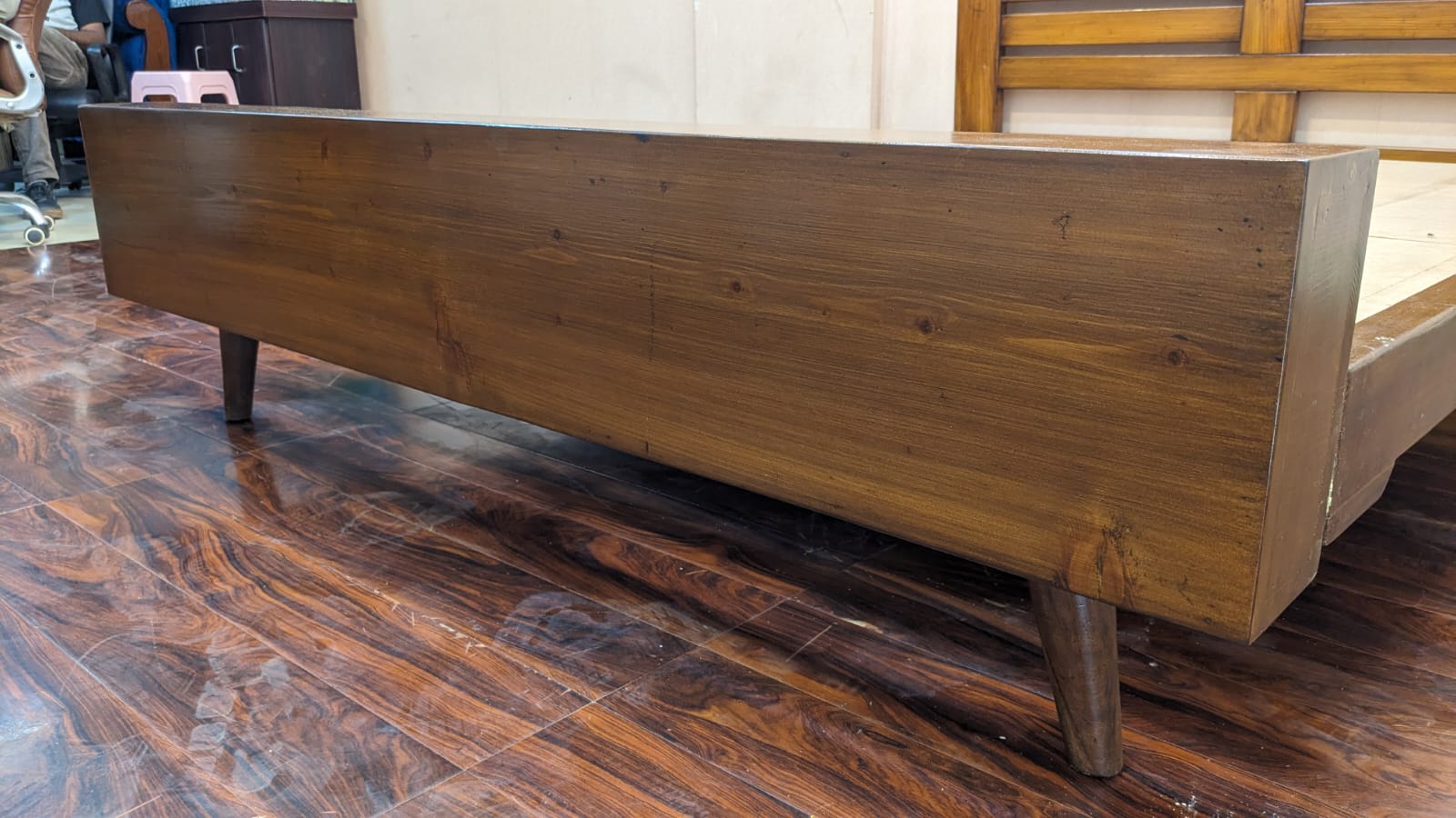 Pure Wooden Queen Size Bed