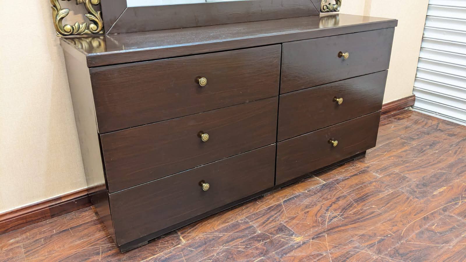 King Size Bed with 2 Side Tables and Dressing Table