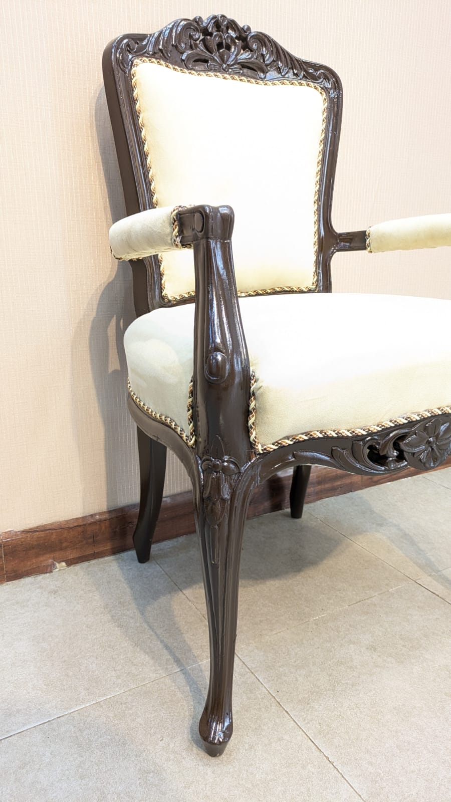 Solid Sheesham Wood Pair of Coffee Chairs