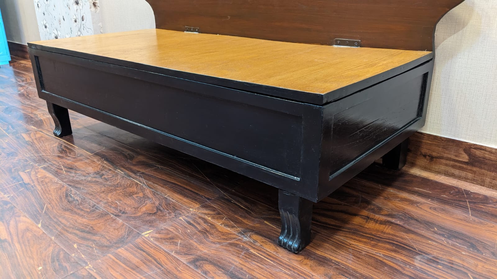 Sheesham Wood 2 Seater Storage Seattee