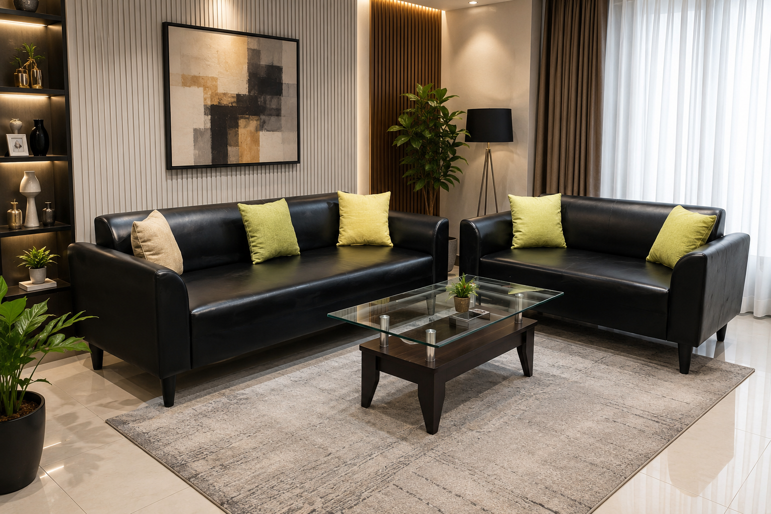 Habitt Osbourne 5 Seater Sofa Set