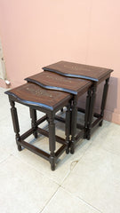 Solid Sheesham Wood Nesting Tables