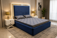 King Size Bed With 2 Side Tables