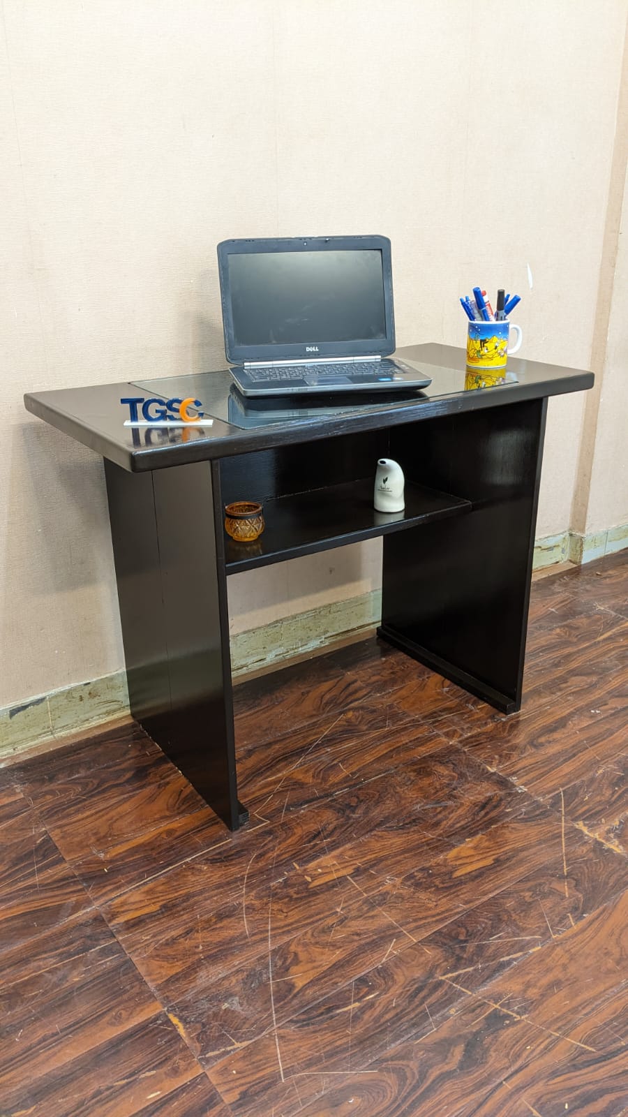 Study Table With Glass On Top