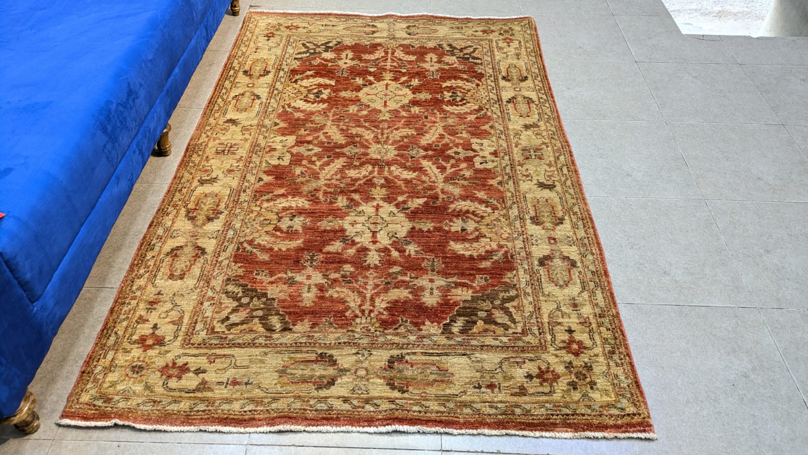 Vintage Afghanistan Chobee Hand Knotted Carpet