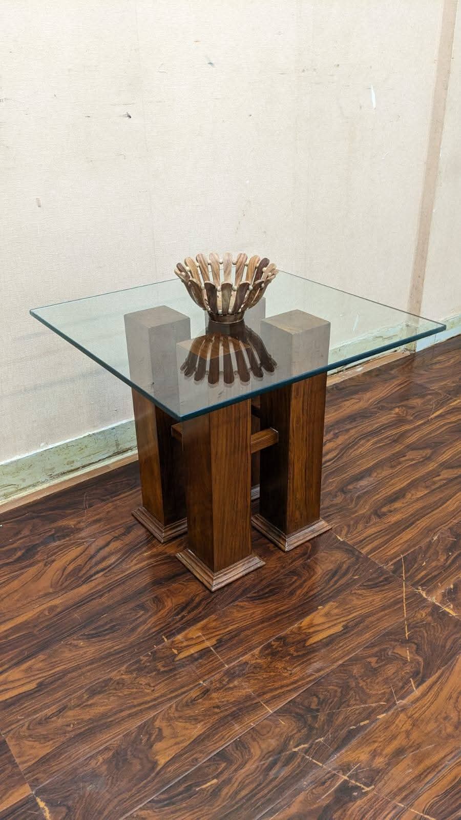 Solid Sheesham Wood Center And Side Tables Set