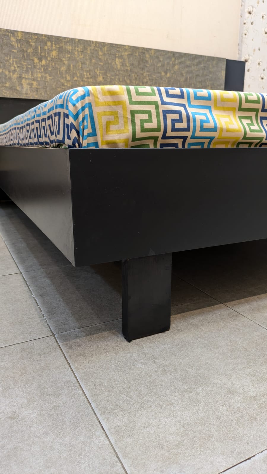 Habitt Novak King Size Bed With 2 Attached Side Tables