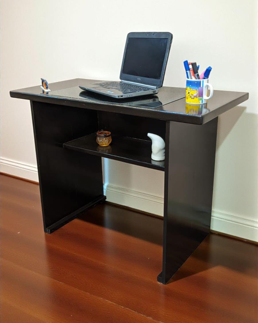 Study Table With Glass On Top