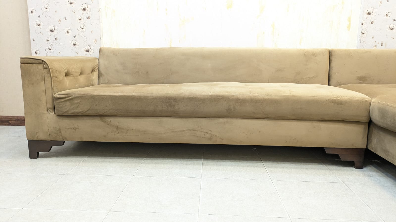 6 Seater L Shape Sofa Set