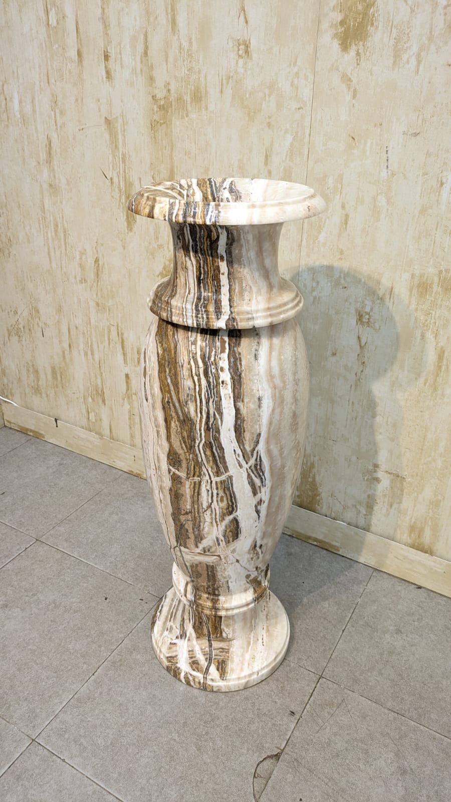 Onyx Marble Floor Vase
