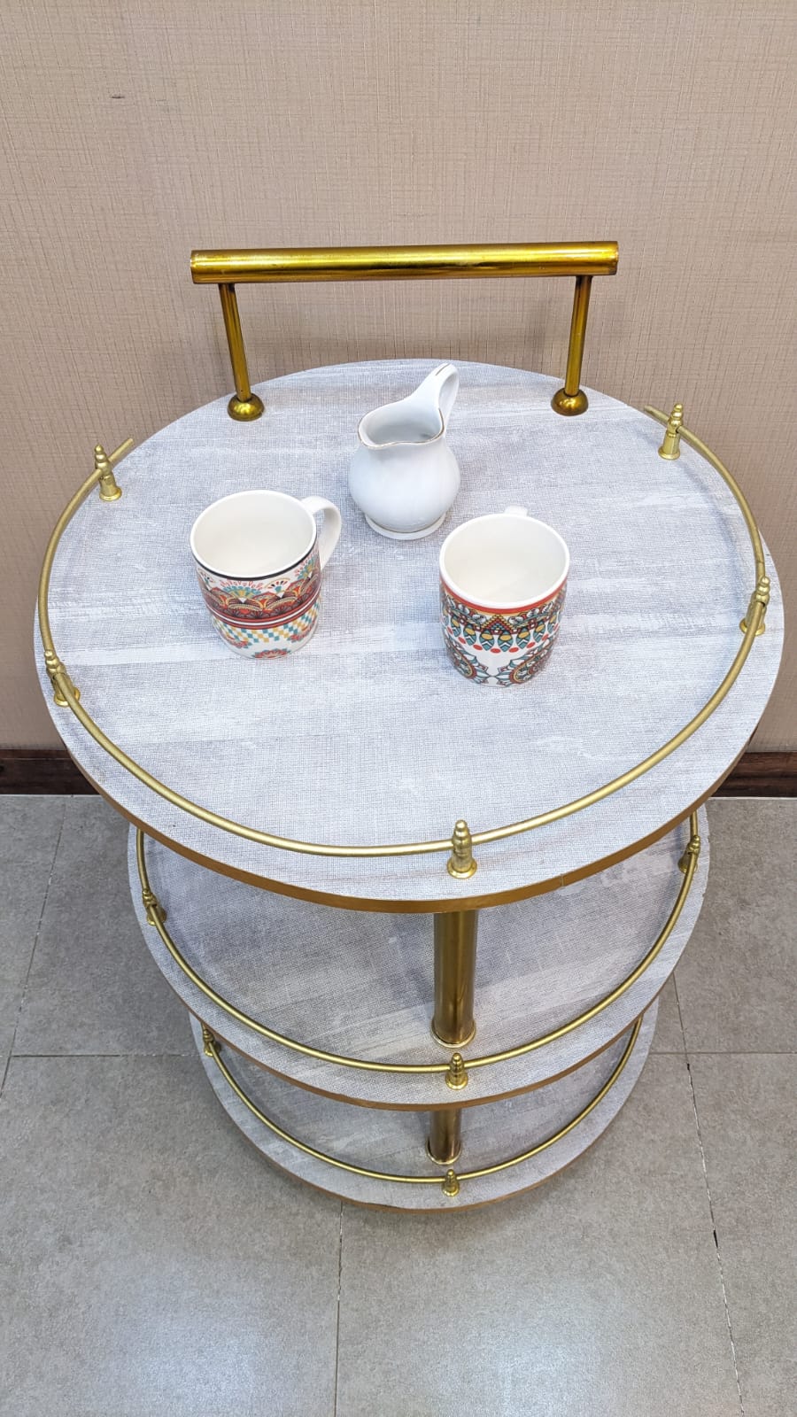 3 Tiers Tea Trolley