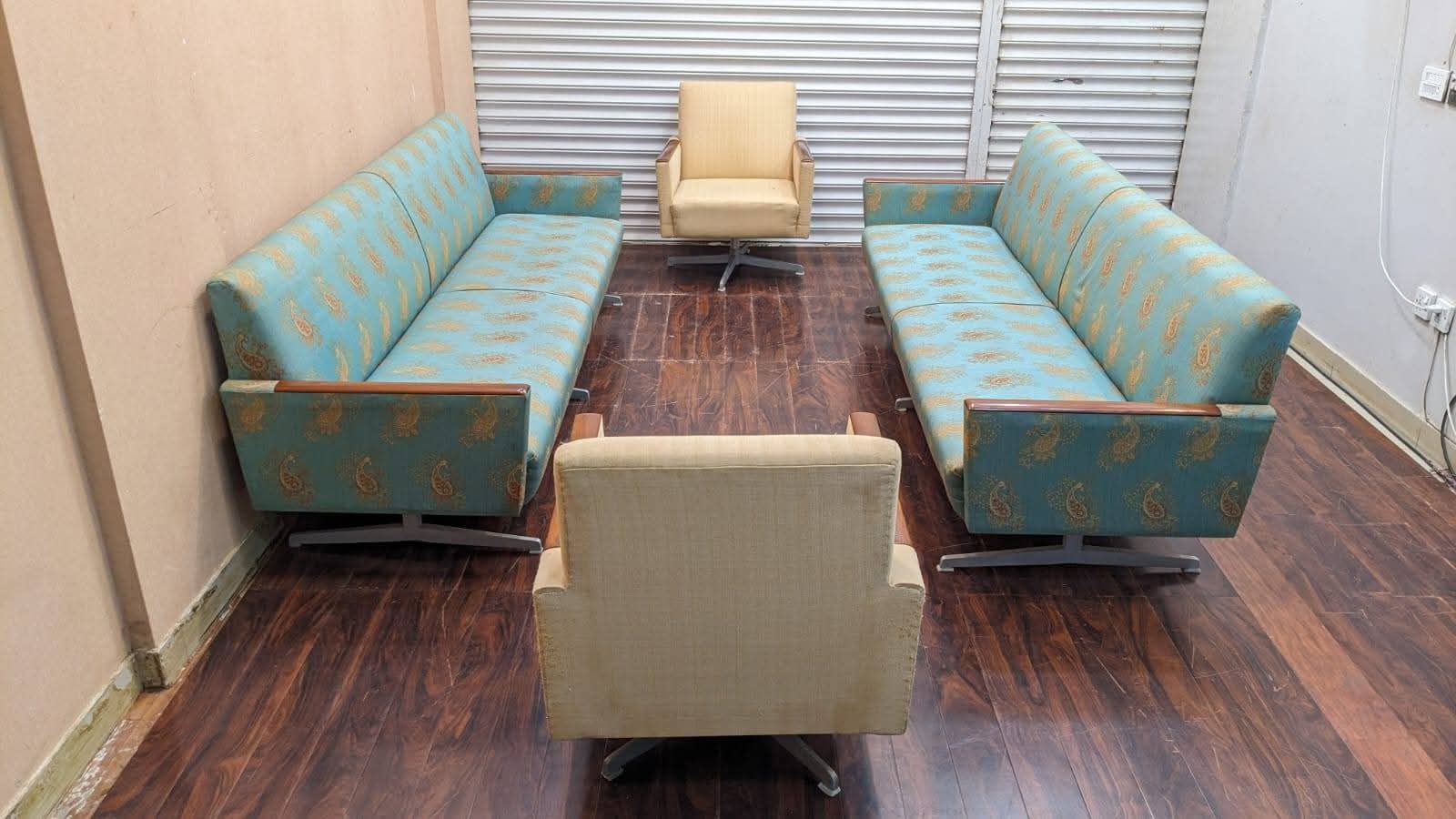 🔥Imported🔥European 1960's 10 Seater Sofa Set