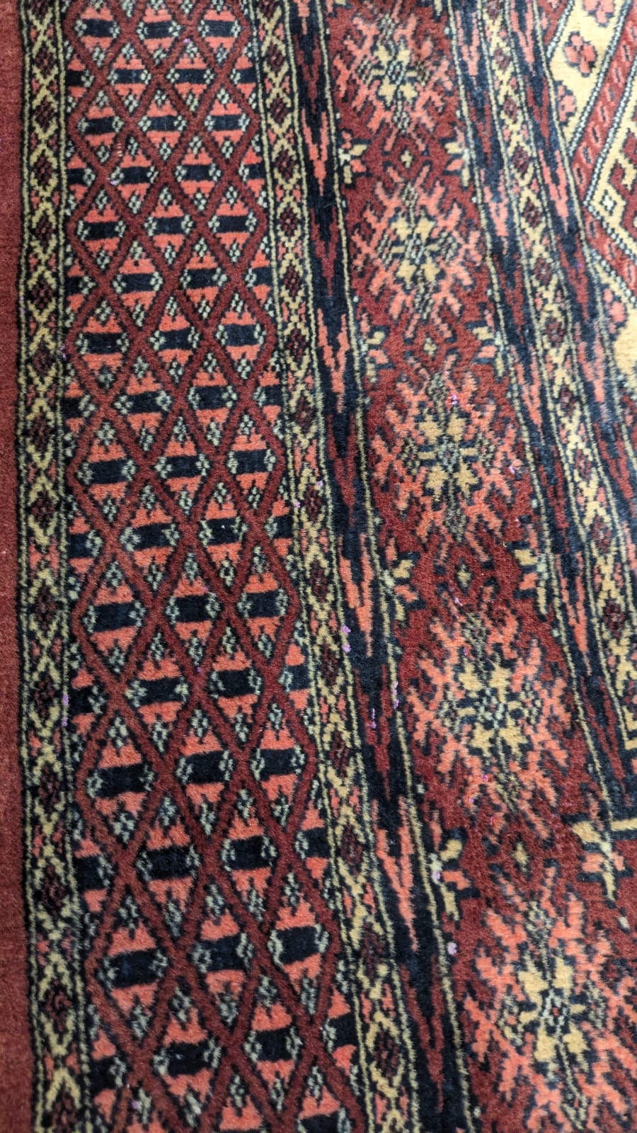 Vintage PAK Jaldar Hand Knotted Carpet
