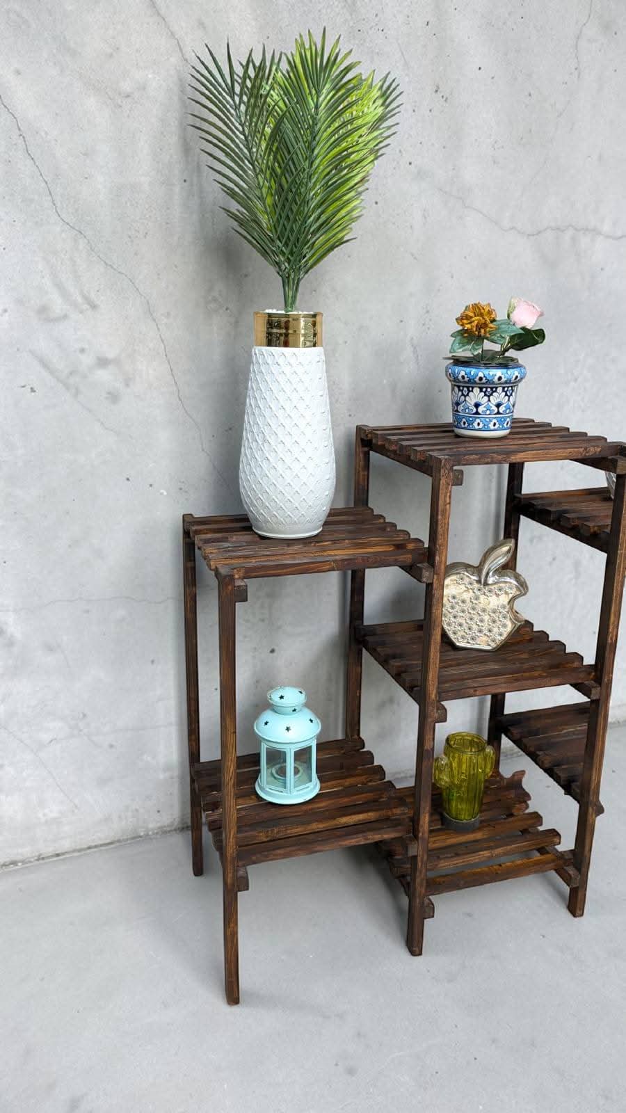Brand New Wooden Tiered Display Rack