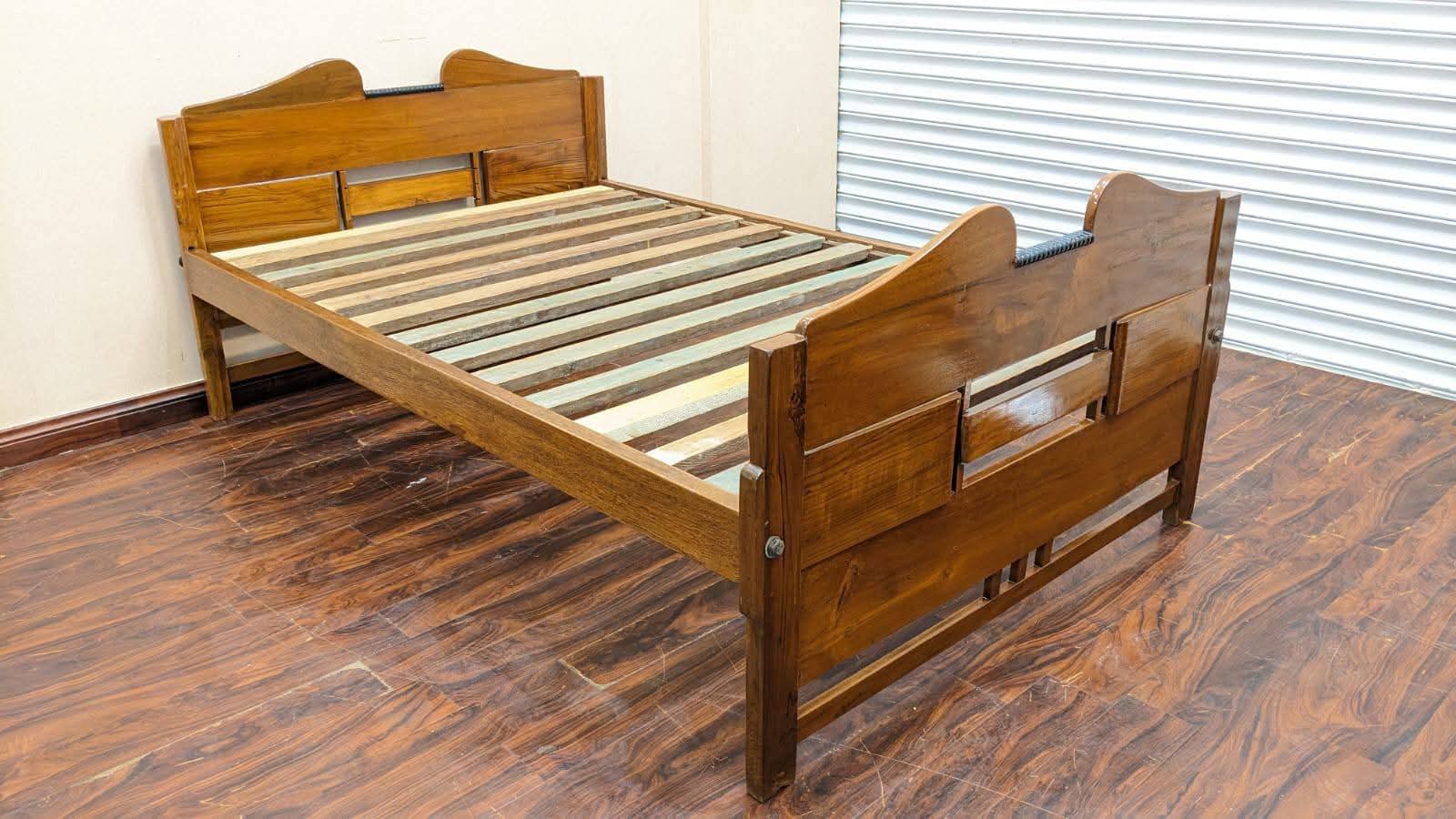 🔥Antique🔥 Solid Burma Teak Wood Twin Size Bed