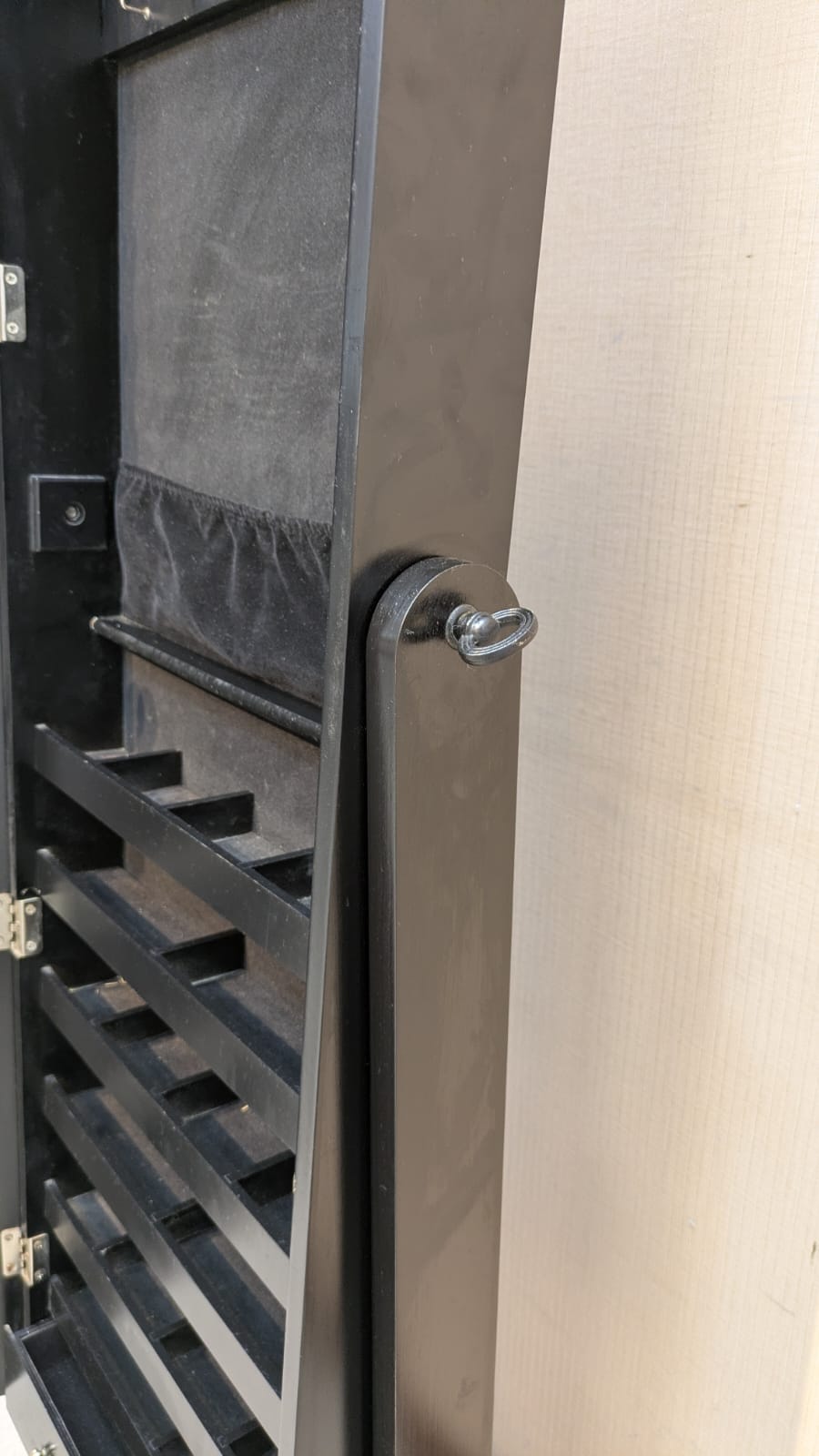 Imported Jewelry Cabinet with Full Length Mirror