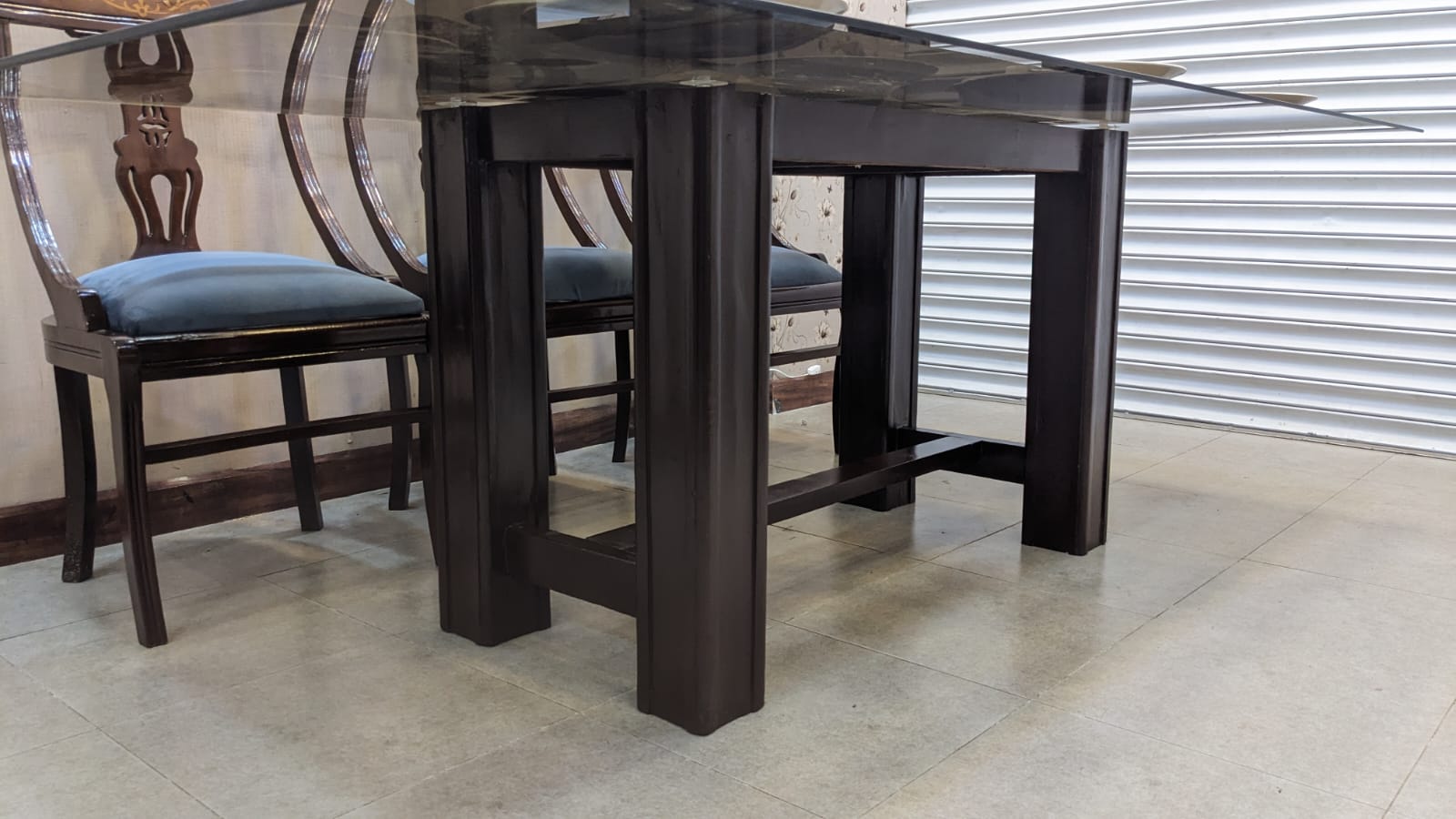 Solid Sheesham Wood 8 Seater Dining Table