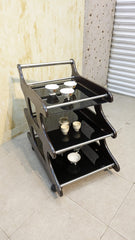 BEAUTIFUL MODERN 3-TIER TEA TROLLEY