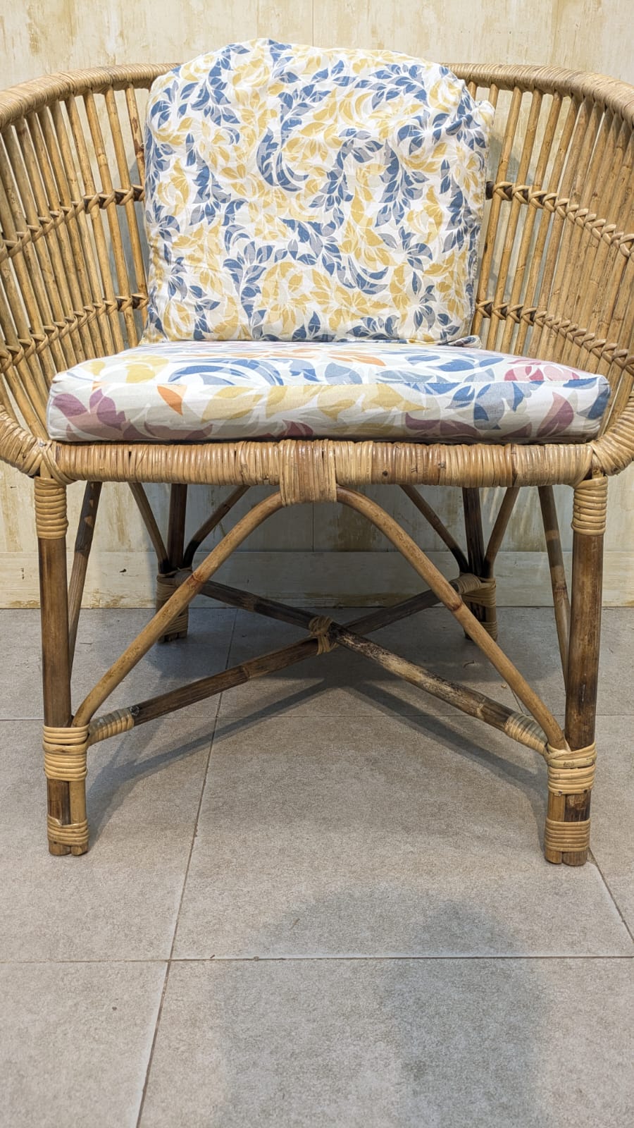Cane Rattan 4 Seater Sofa Set