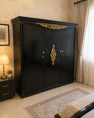 Solid Sheesham Wood 3 Door Almirah