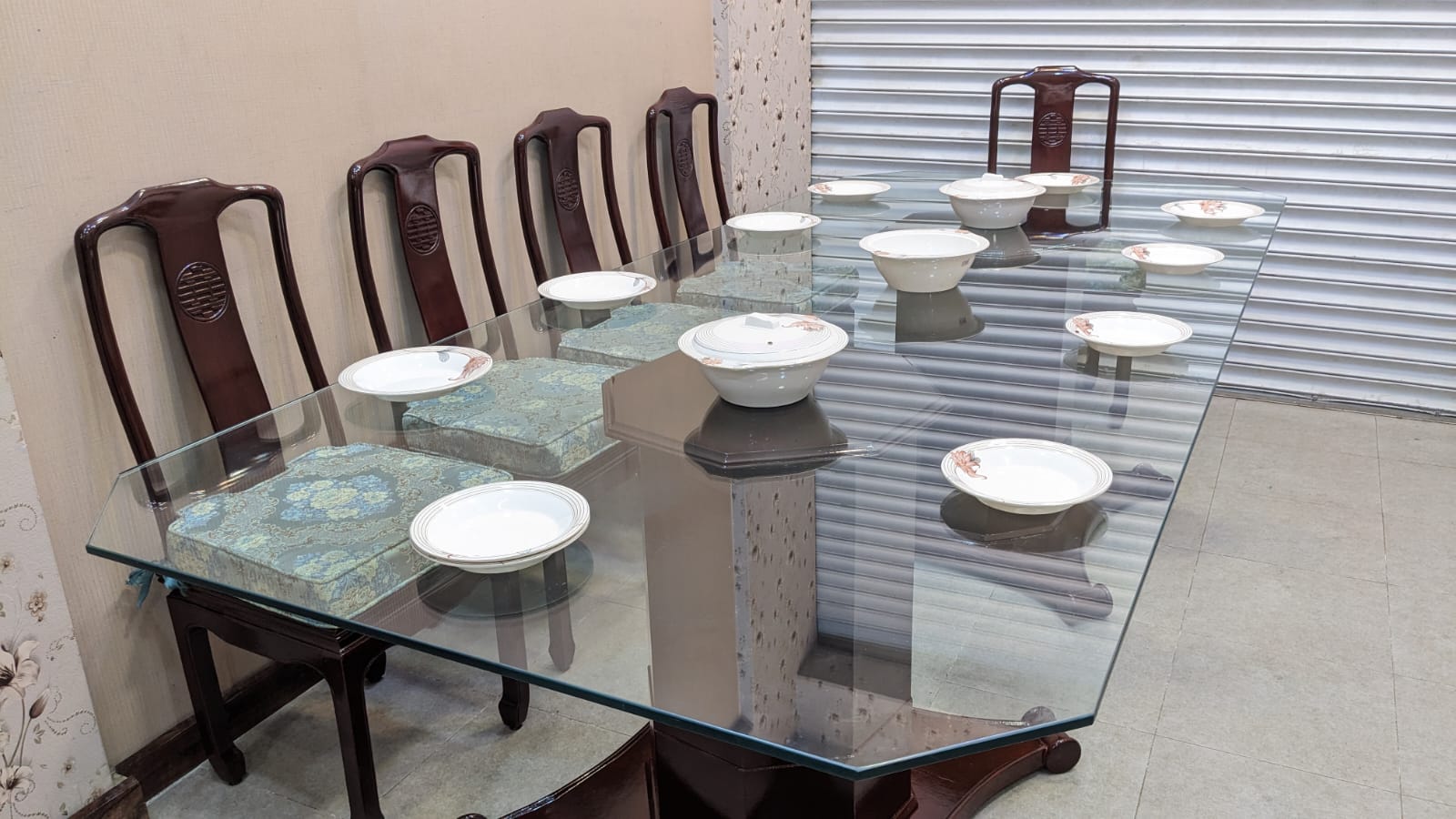 Antique Imported Chinese 10 Seater Dining Table