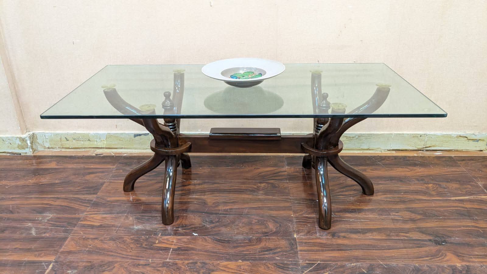 Sheesham Wood Center & Side Tables Set