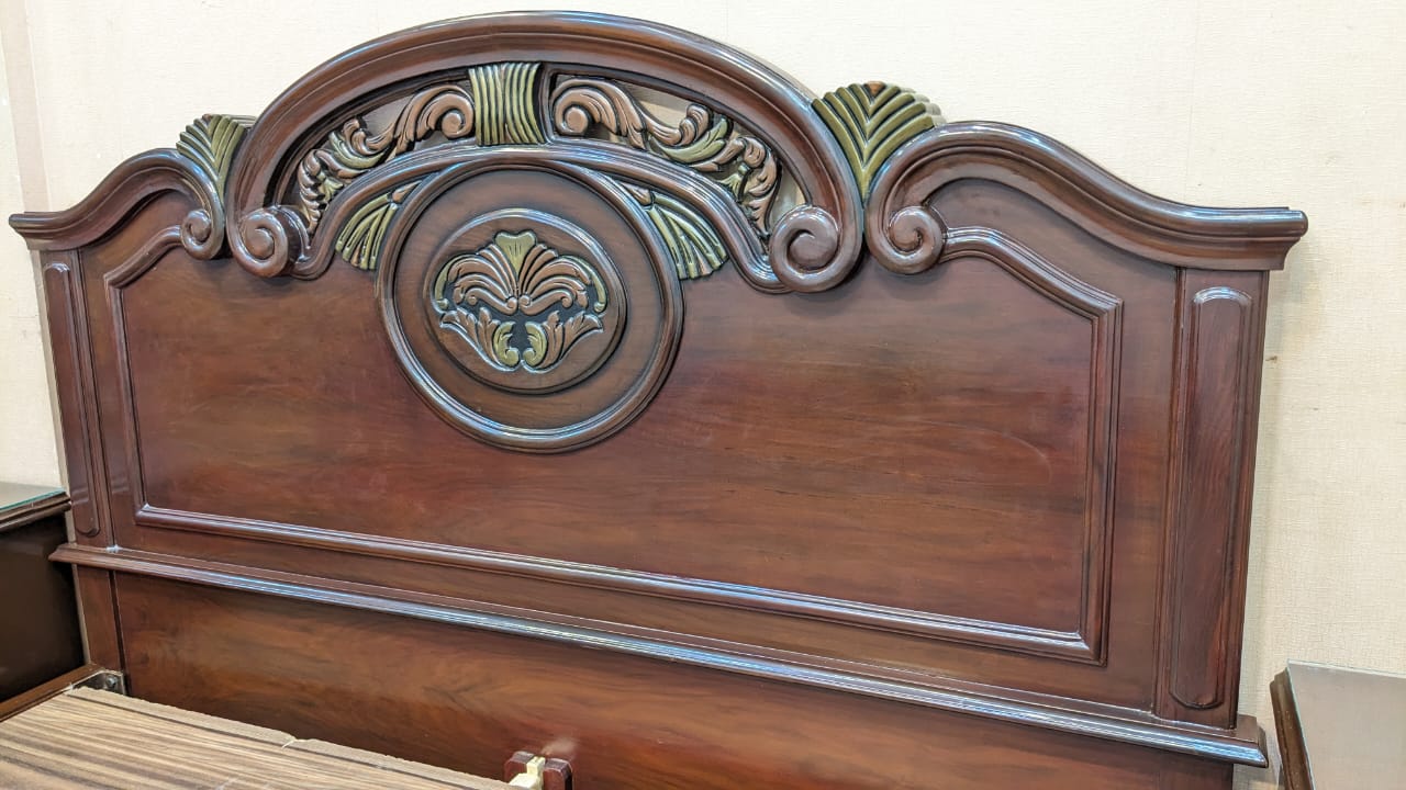 King Size Bed with 2 Side Tables