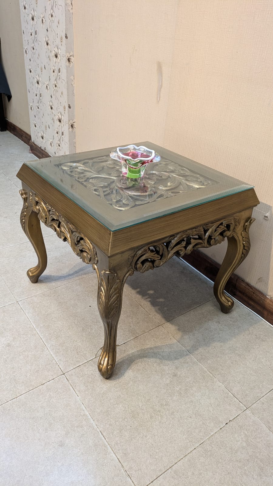 Center Table with 2 Side Tables Set