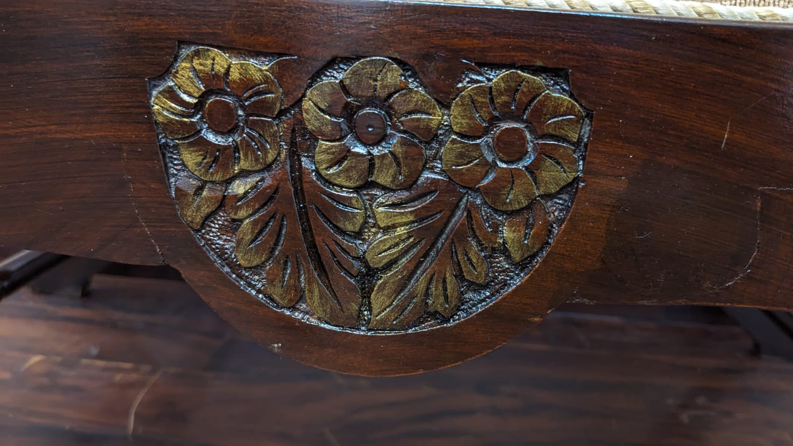 🔥 Antique 🔥 Solid Sheesham Wood Curule Chair