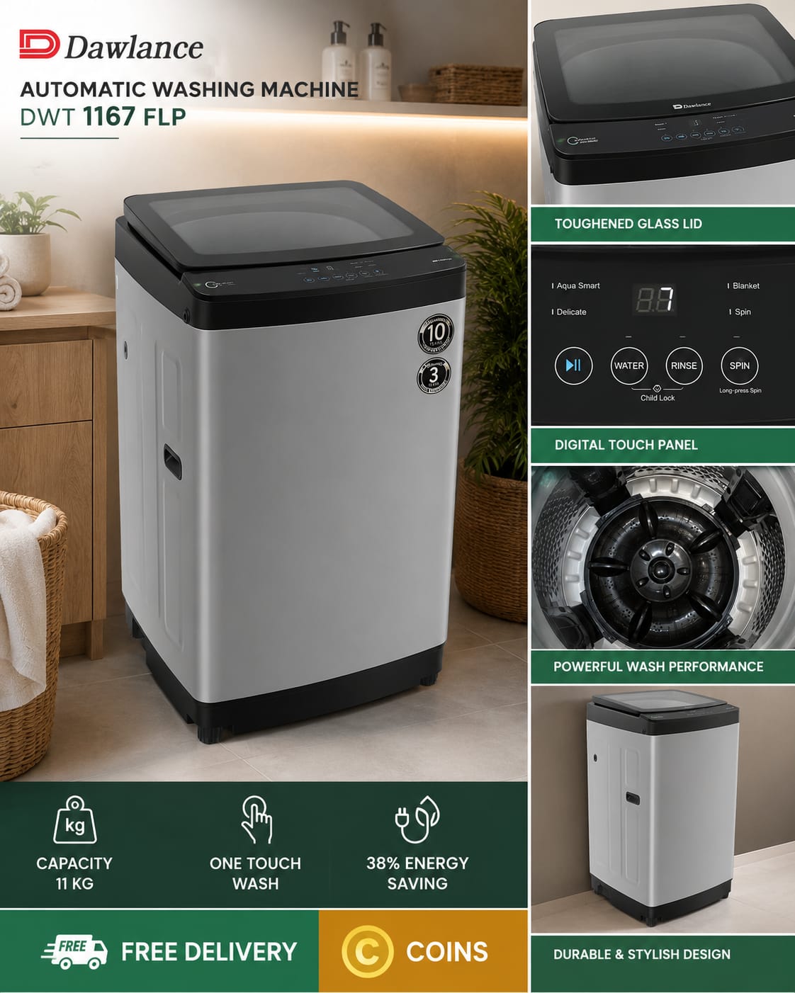 Dawlance Fully Automatic Washing Machine