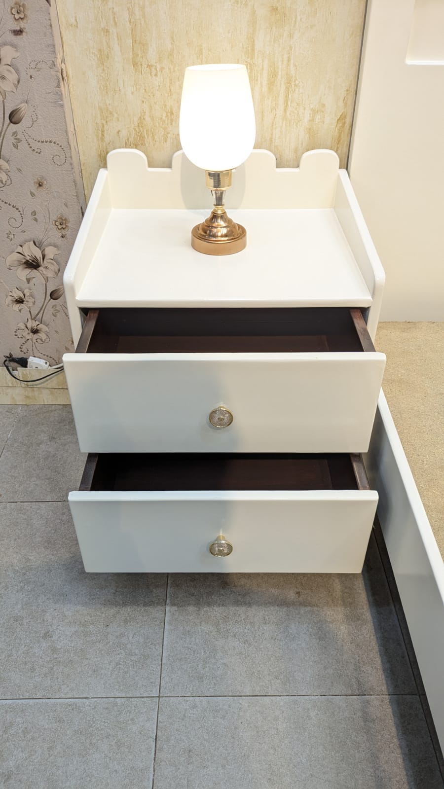 Twin Size Bed With Set