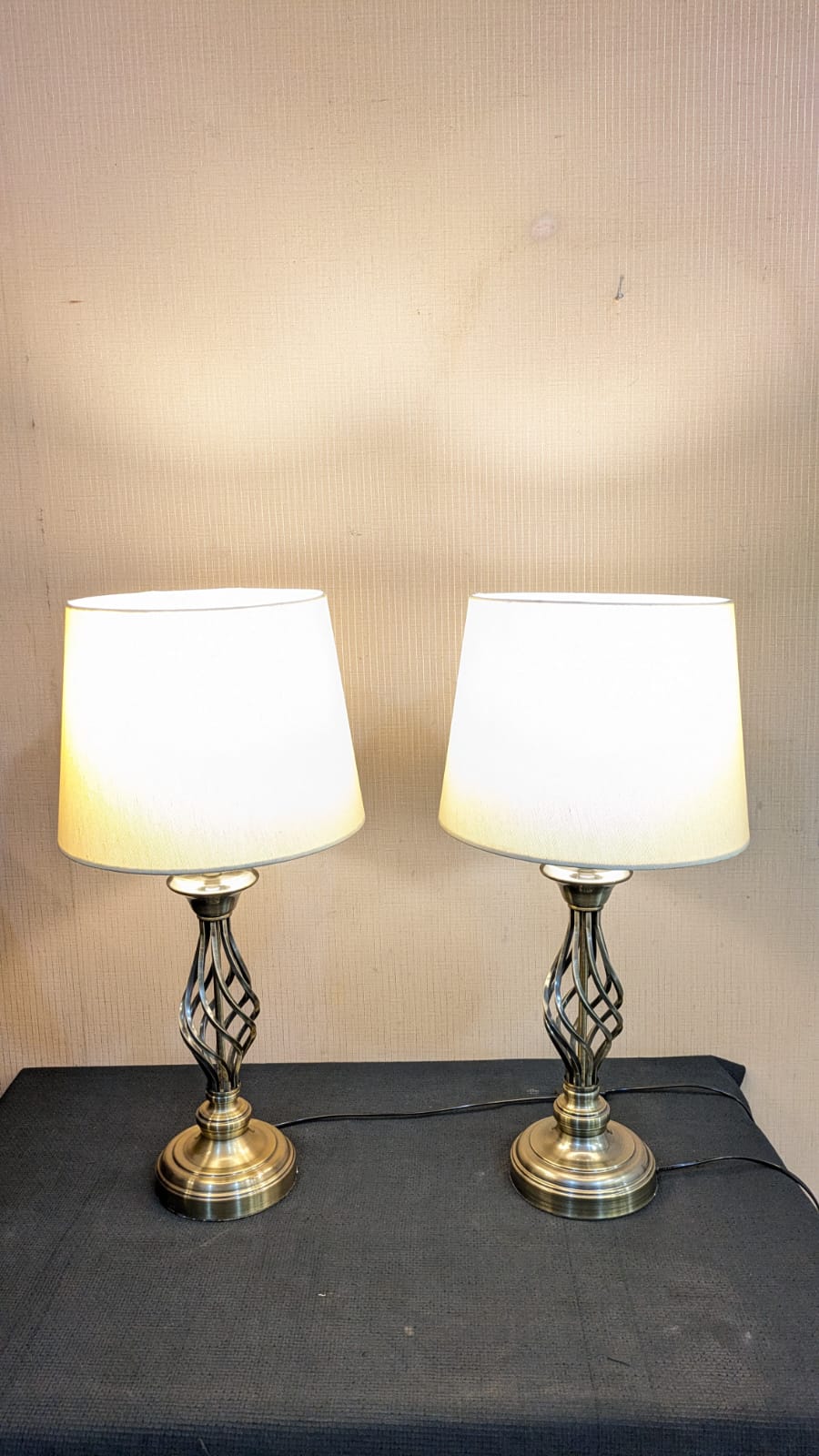 Imported Pair Of Table Lamps