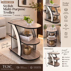 Brand New 3 Tier Tea Trolley