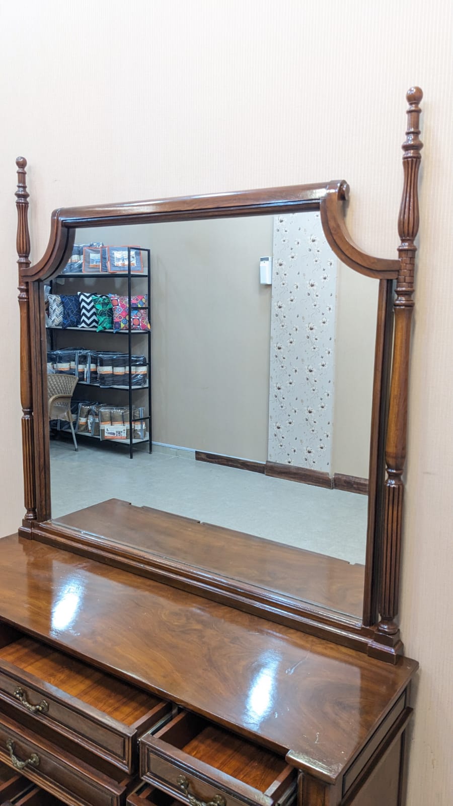 Sheesham Wood King Size Bed Set