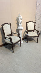 Solid Sheesham Wood Pair Of Bedroom Chairs