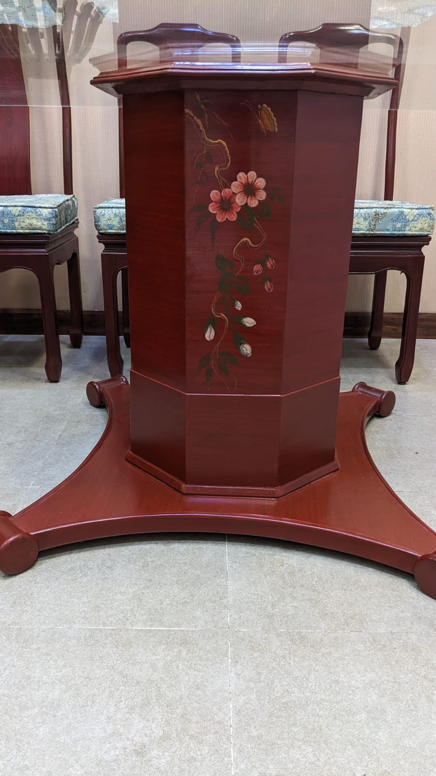 Antique Imported Chinese Rosewood 10 Seater Dining Table