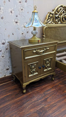 Solid Sheesham Wood Chinioti King Size Bed Set