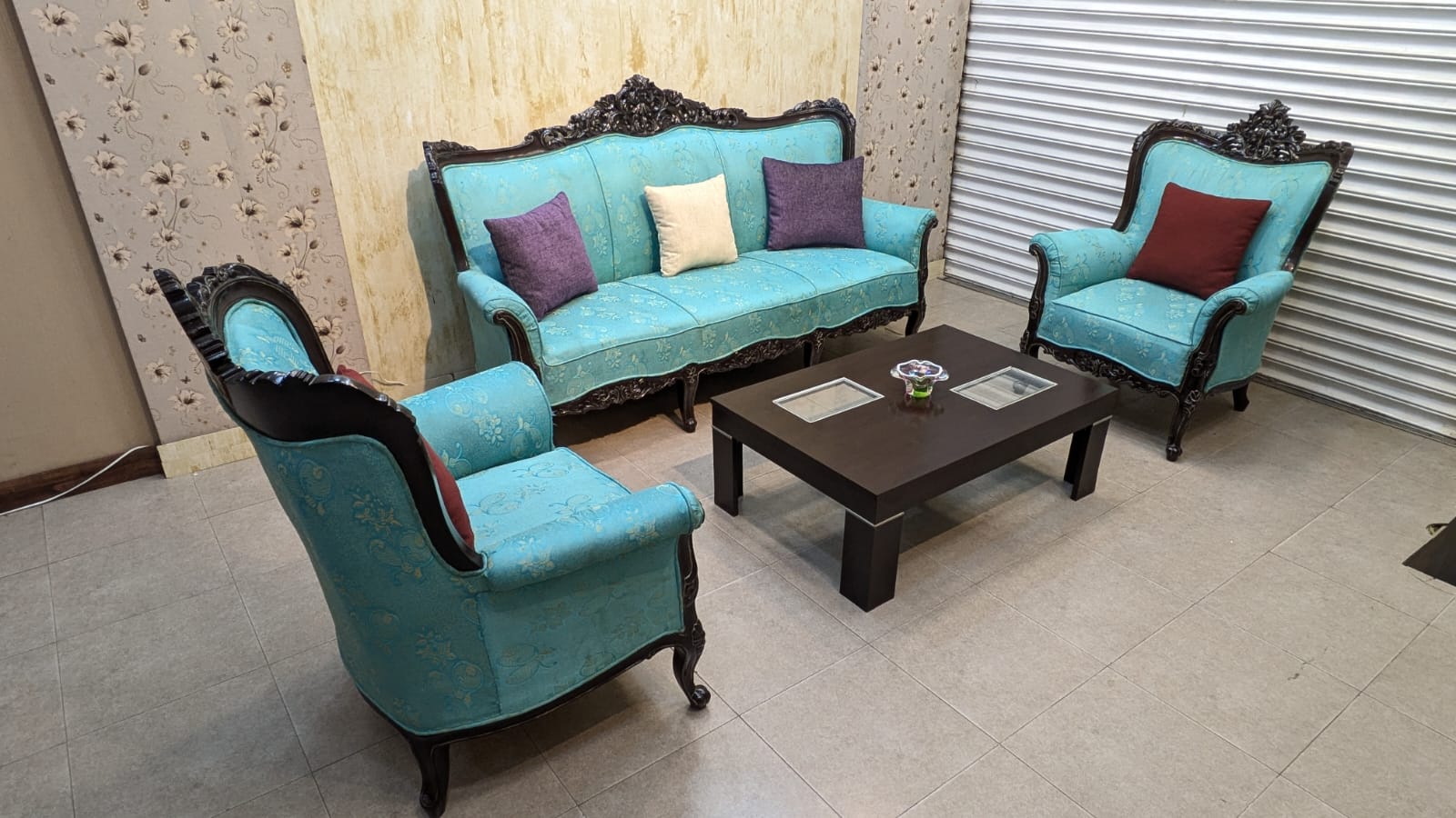 5 Seater Sofa Set Teak wood