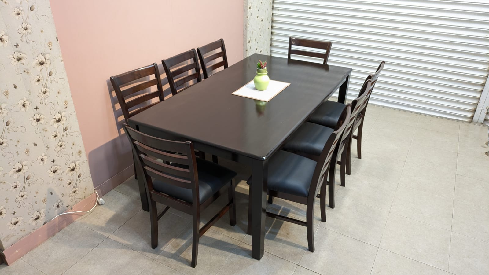 Imported Made In Malaysia 8 Seater Dining Table Set